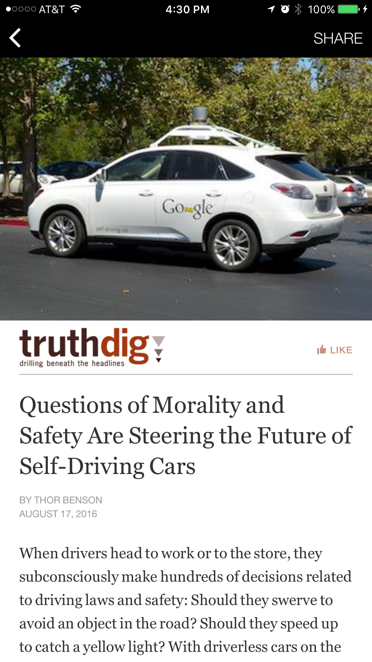 Screenshot of an FIA