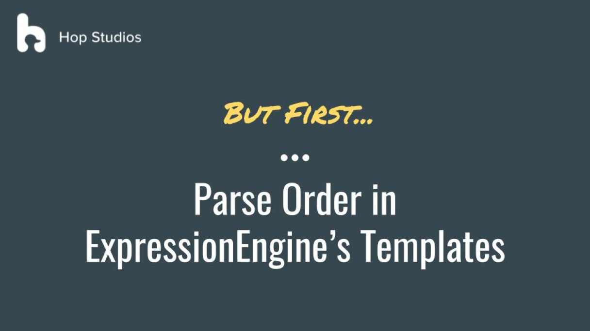 Parse order in EE6 Presentation