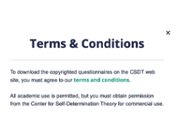 Thumbnail  Screenshot of CSDT Terms & Conditions overlay