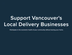 Thumbnail  Screenshot of YVR Local DeliveryHome page