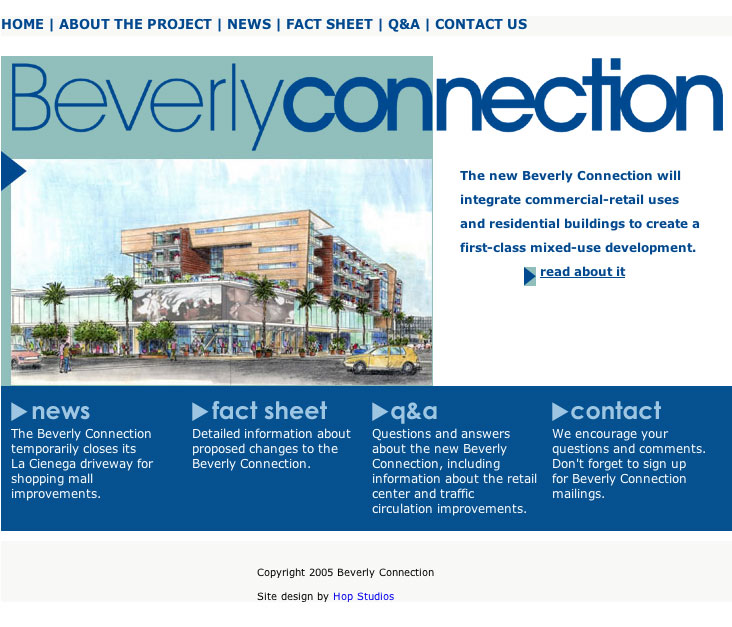 Screenshot of Beverly Connection