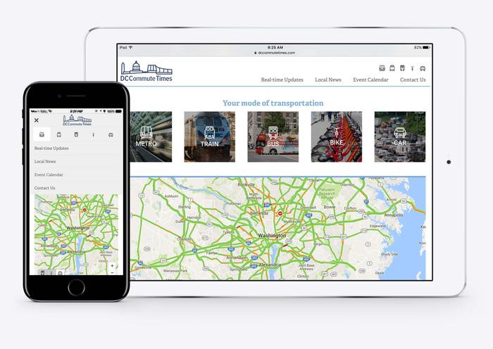 Photo: DC Commute Times website screenshot